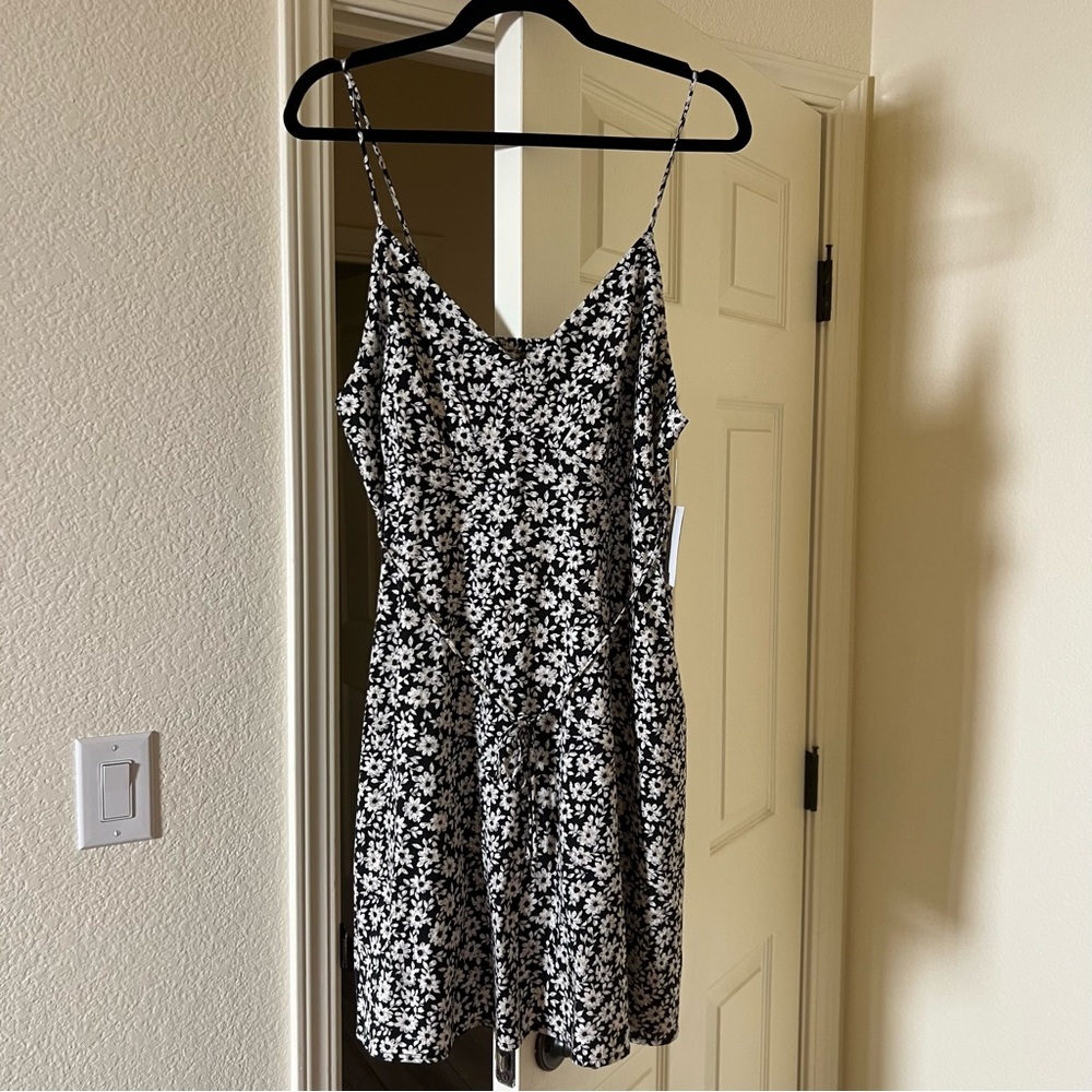 Abound Sundress XL Spaghetti Strap Ditsy Floral